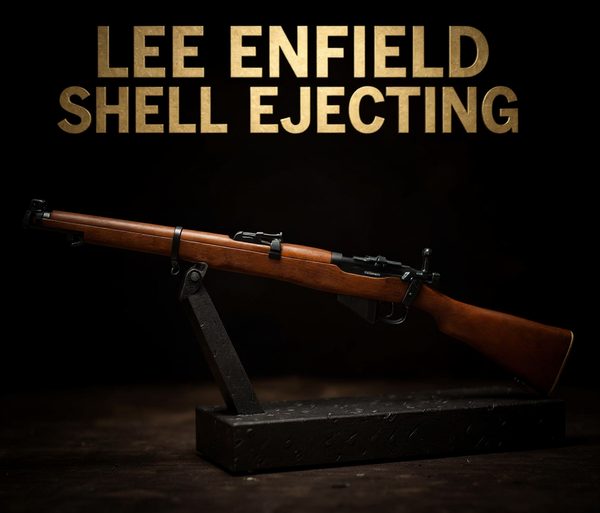 Black Metal Lee Enfield Bolt Action Nerf Sniper