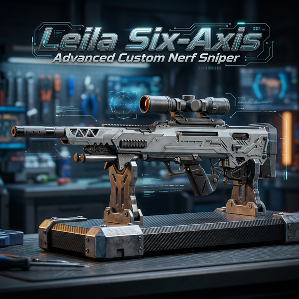 Leila Six-Axis Advanced Custom Nerf Sniper