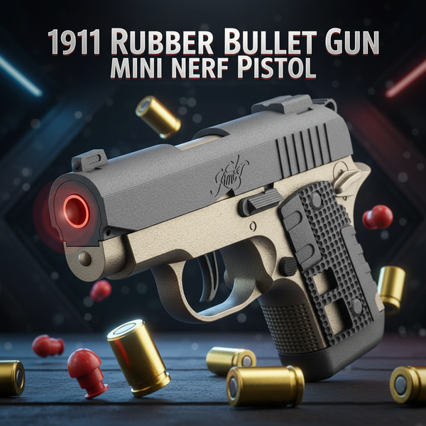 1911 Rubber Bullet Gun Mini Nerf Pistol