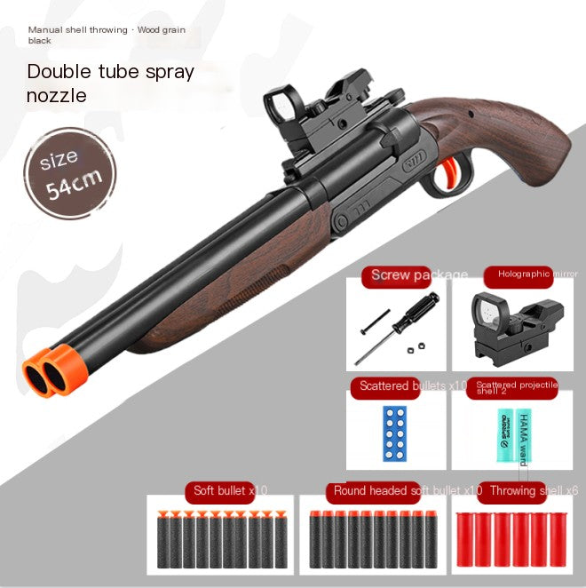 Double-Barreled Shell-Ejecting Gun Nerf Shotgun – rng