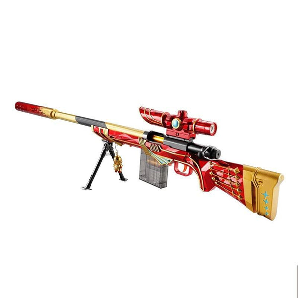 Red M24 Nerf Sniper With Cute Charm