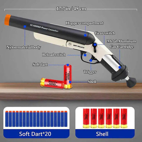 Realistic Shell Ejection HDS68 Shotgun Nerf Gun – rng