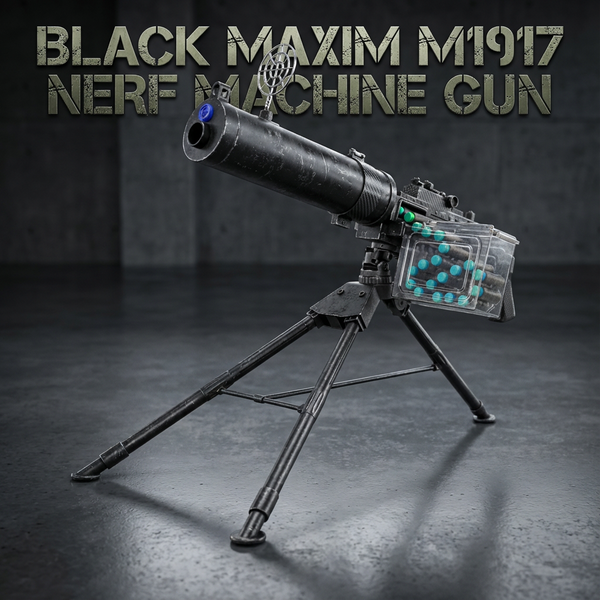 Black Maxim M1917 Nerf Machine Gun