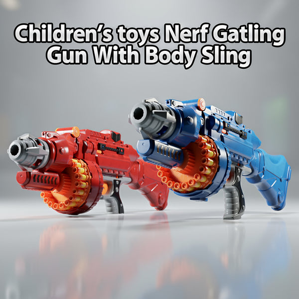Children's toys Nerf Gatling Gun With Body Sling