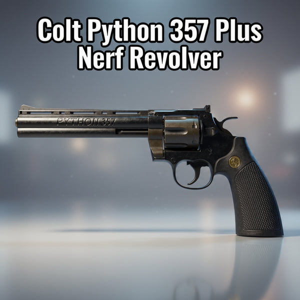 Python Revolver Nerf New Nerf Gun Gel Blaster Toy Gun – rng