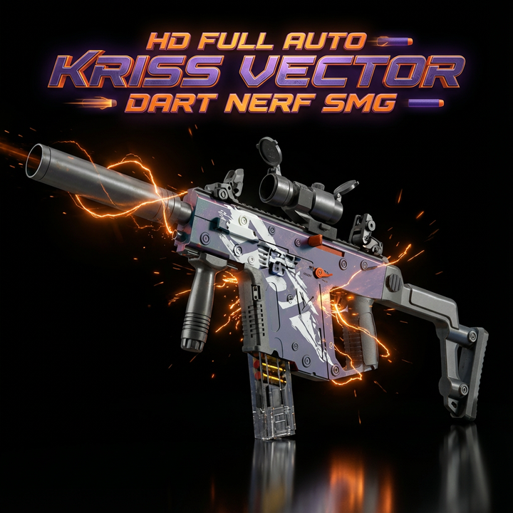 HD Full Auto Kriss Vector Dart Nerf SMG – rng