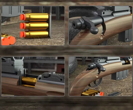 Shell Friesian Rng K-31 Shell Ejecting Bolt Action Nerf Rifle – rng