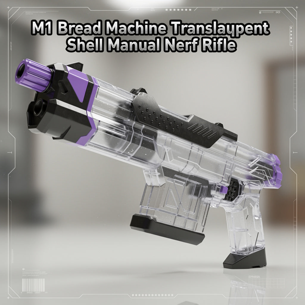 M1 Bread Machine Translucent Shell Manual Nerf Rifle – rng