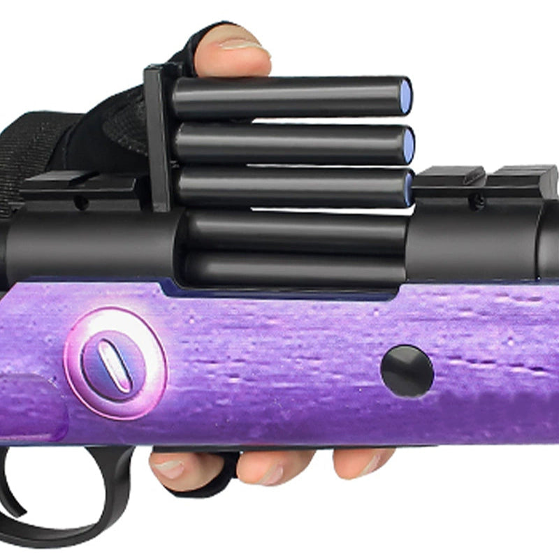 Kar98k Shell Ejecting Sniper - Purple Bolt Action Blaster – rng