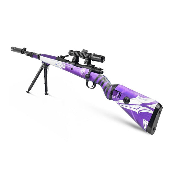 Purple Bolt Action Kar98k Sniper Rifle Nerf Guns