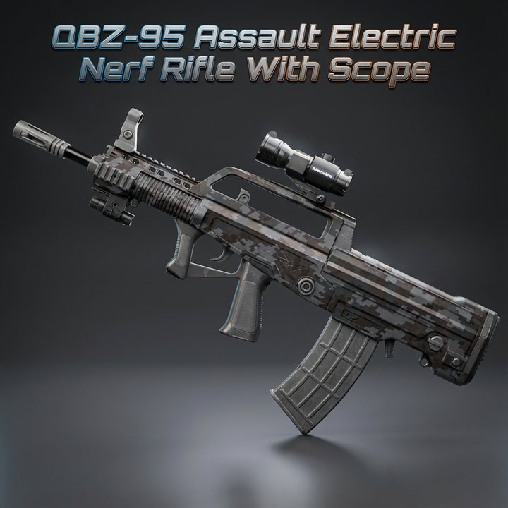 QBZ-95 Assault Electric Nerf Rifle With Scope