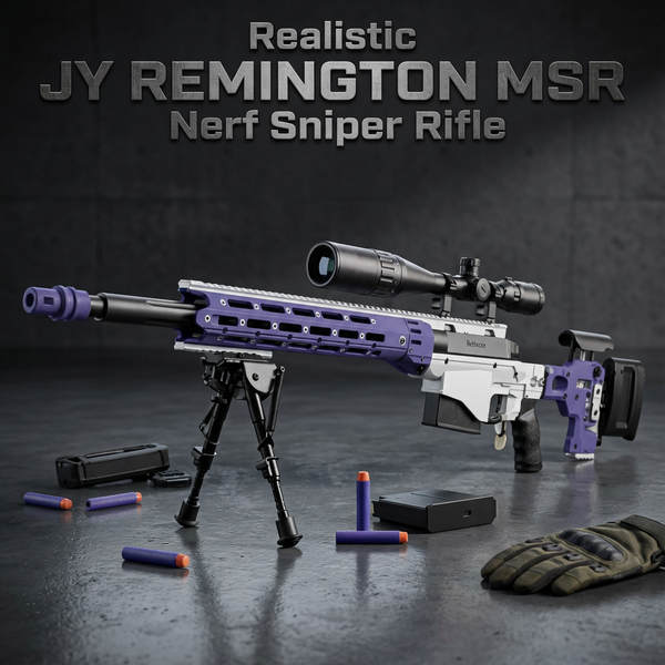 Realistic JY REMINGTON MSR Nerf Sniper Rifle