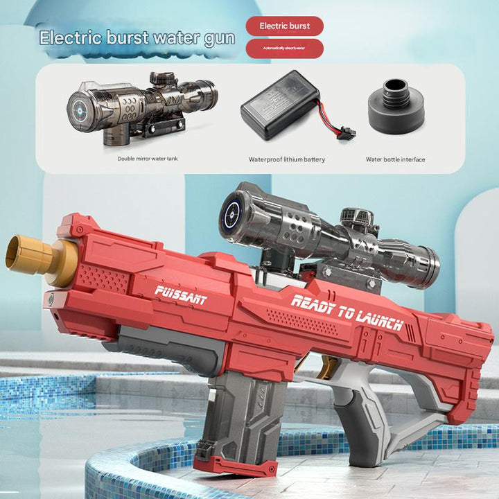 Laser Water Rifle Powerful Absorption Squirt Electric Water Gun Rifle – rng