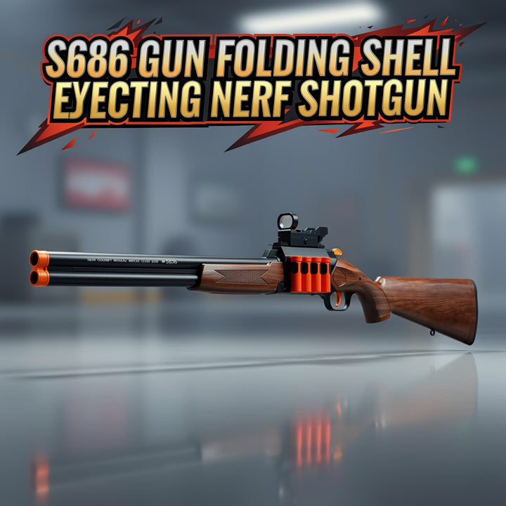 S686 Gun Folding Shell Ejecting Nerf Shotgun