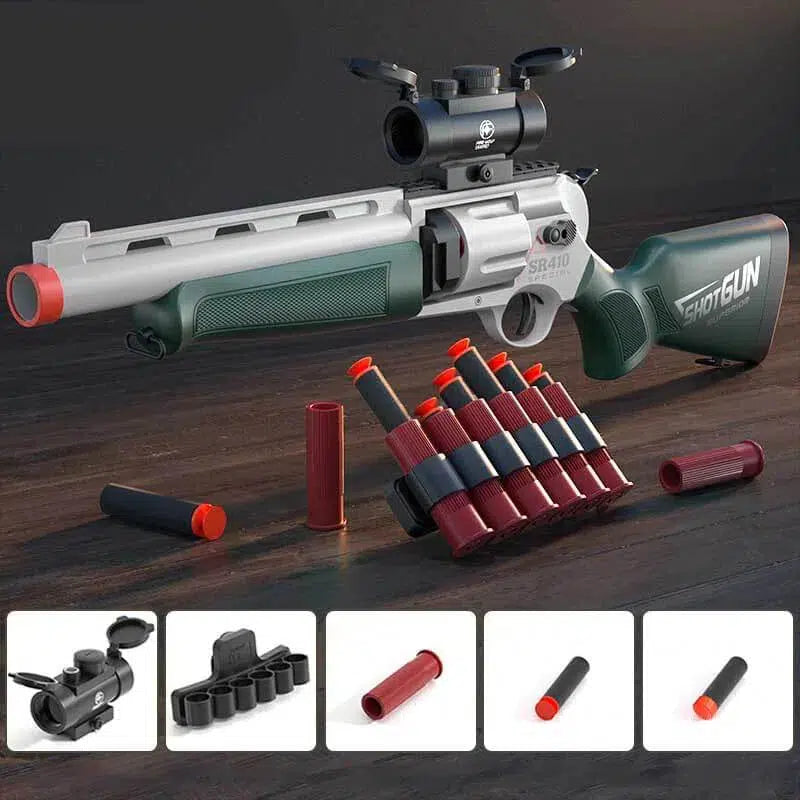 Nerf Revolver Rifle SR-410 Revolver Gun Manual Nerf Shotgun – rng