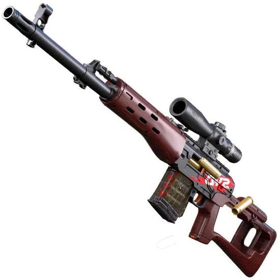 SVD Soft Bullet Manual Shell Ejecting Nerf Sniper