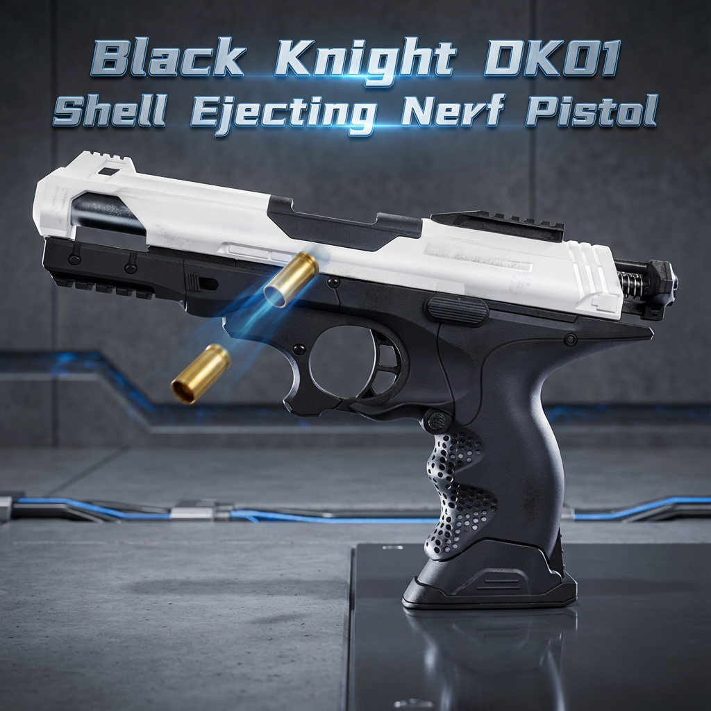 Black Knight DK01 Shell Ejecting Nerf Pistol - Realistic Blaster | RNG ...