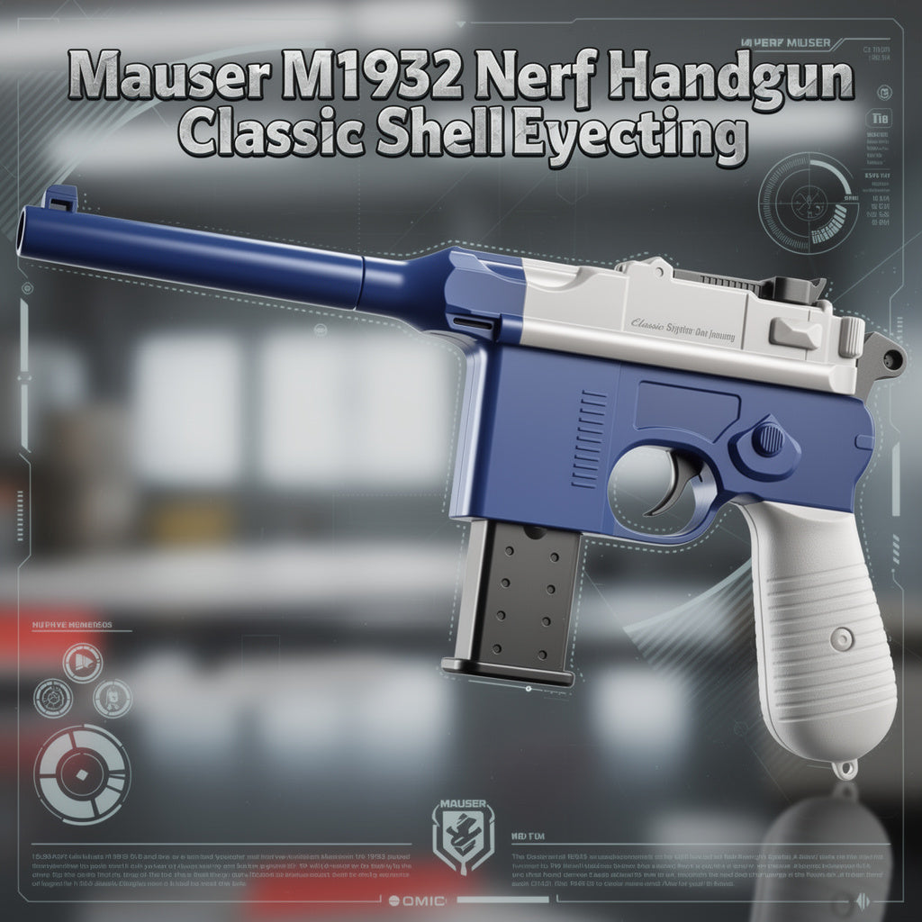 Mauser M1932 Nerf Handgun Shell Ejecting – rng