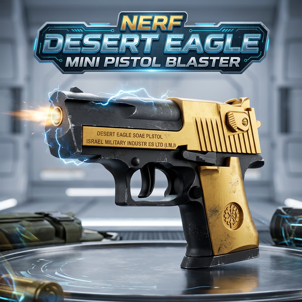 Nerf Desert Eagle Mini Pistol Blaster - Compact Replica Toy Gun | RNG – rng