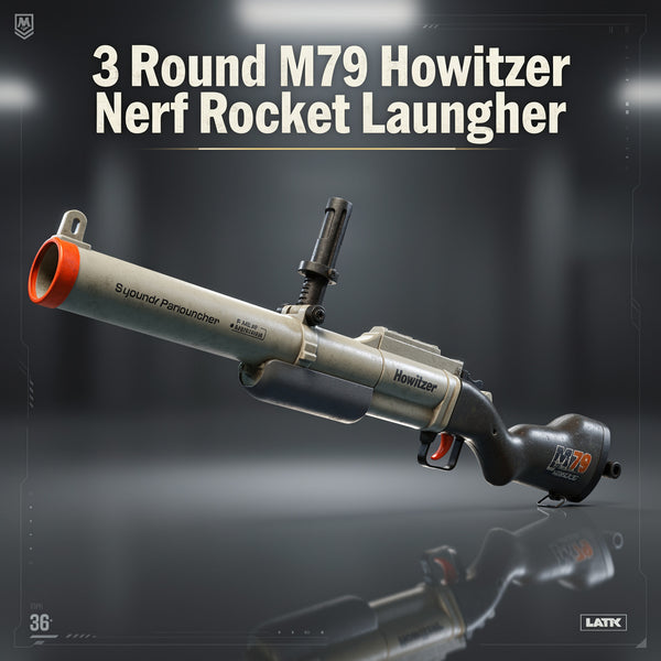 3-Shot M79 Howitzer Nerf Rocket Launcher