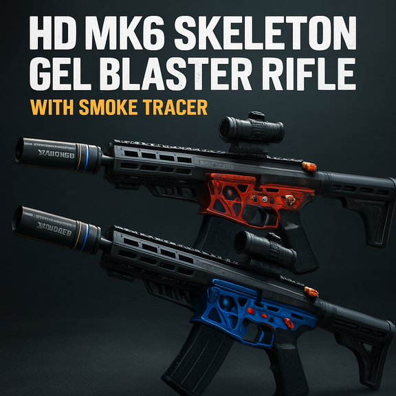 HD MK6 Skeleton Gel Blaster Rifle With Smoke Tracer – rng