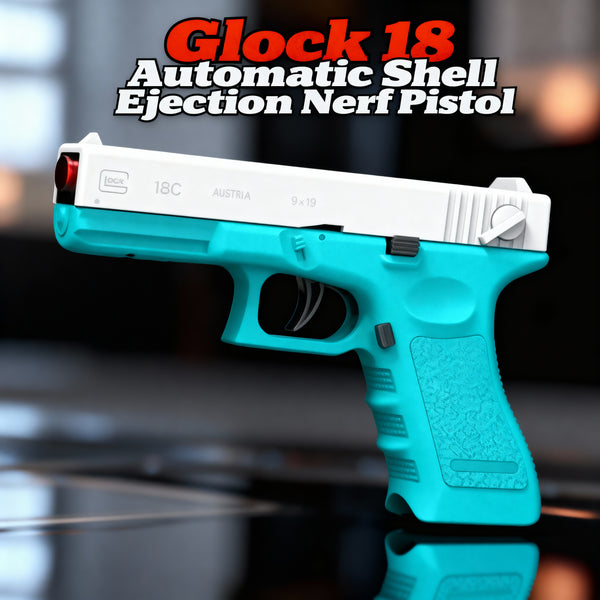 Green Automatic Dart Blaster Nerf Glock 18