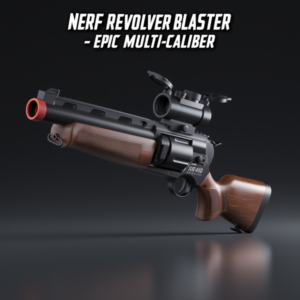 sr-410 nerf revolver shotgun tan gray plastic shell eject