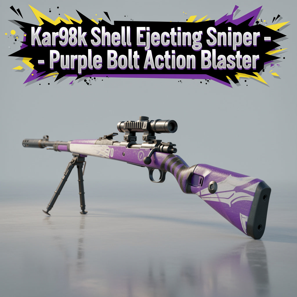 Kar98k Shell Ejecting Sniper - Purple Bolt Action Blaster – rng
