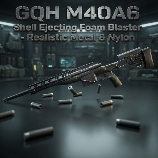  GQH M40A6 heavyweight shell ejecting foam blaster with metal bipod