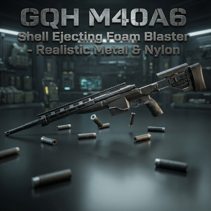  GQH M40A6 heavyweight shell ejecting foam blaster with metal bipod