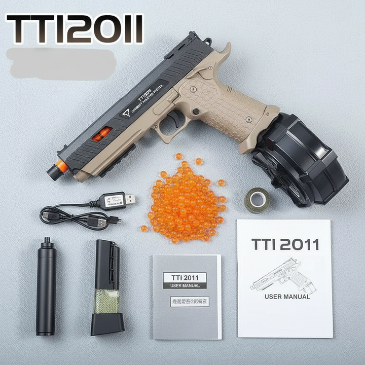 TTI 2011 Gel Blaster Package Contents - What's Included Magazine Gel Balls Accessories