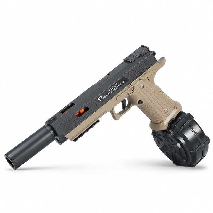 Sand TTI 2011 Gel Blaster Pistol - FDE Tactical Combat Master Flash Suppressor