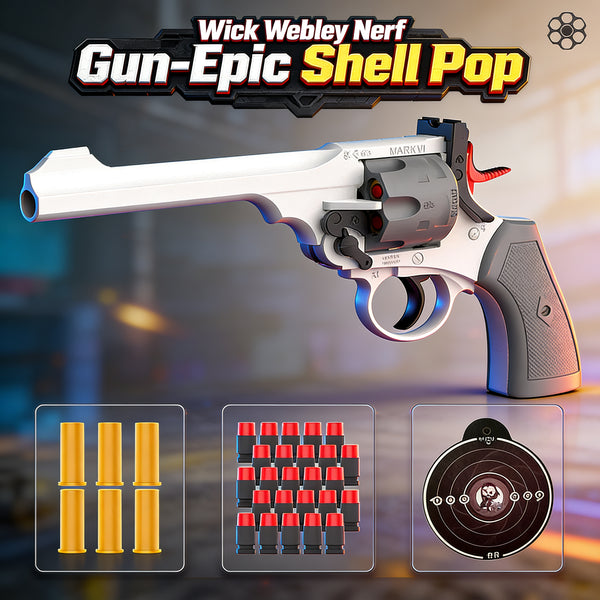 Nerf Revolver Gun Pistol Realistic Blaster – rng